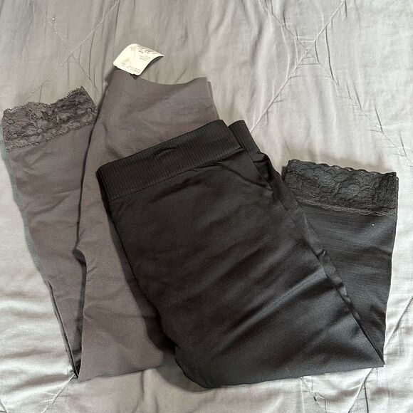 Ambiance & Active Basic Woman’s seamless leggings bundle of 2 - Picture 7 of 7